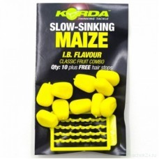 Имитационная приманка Korda Slow Sinking Maize IB Yellow KPB33
